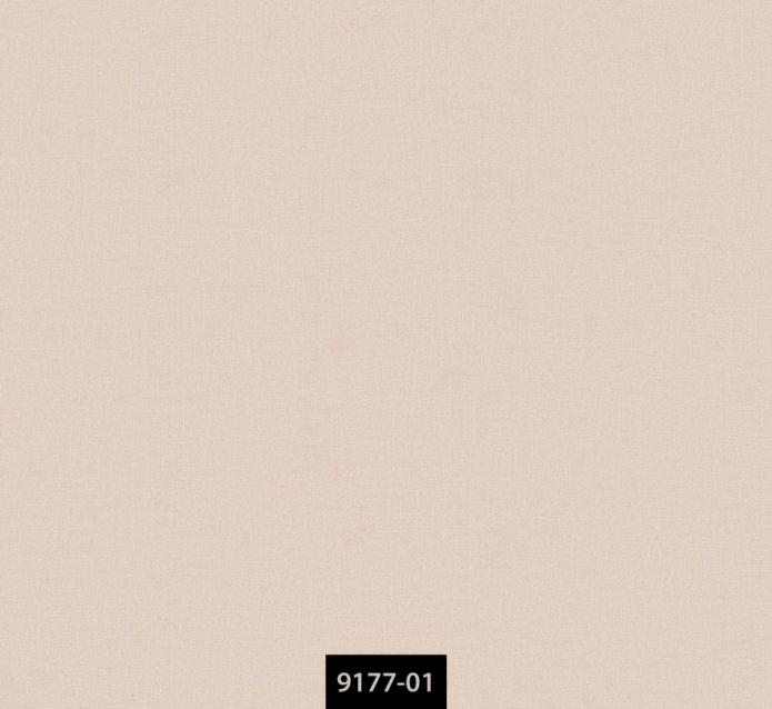 Valerian 9177-01 Pudra & Bej Tekstil Dokulu İthal Duvar
